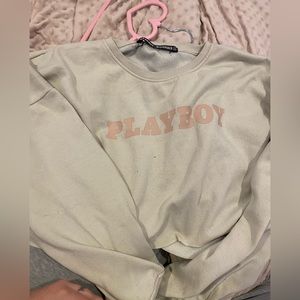Playboy Cropped Crewneck